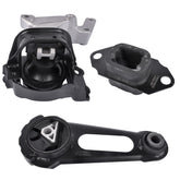 3Pcs Engine & Trans Mount w/ Bracket for Nissan Versa/Versa Note 1.6L 2012-2019 112101HS0A 113601HC0B 112201HA0B